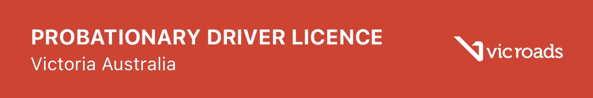Probationary Driver Licence header